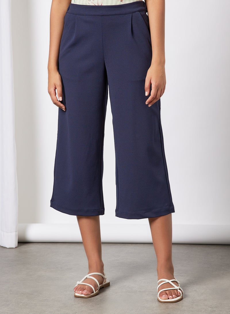 I.Scenery - Culotte Pants Navy - Image 1