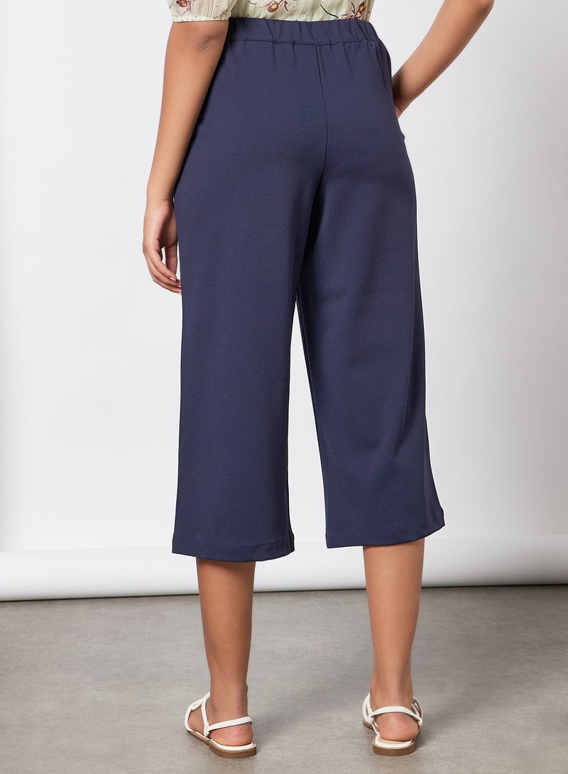 I.Scenery - Culotte Pants Navy - Image 1