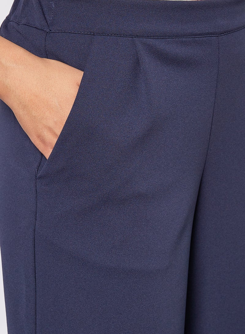 I.Scenery - Culotte Pants Navy - Image 1