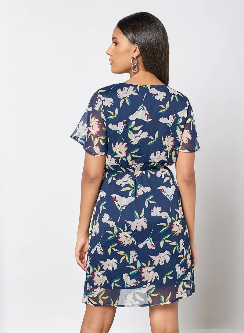 I.Scenery Floral Print Dress