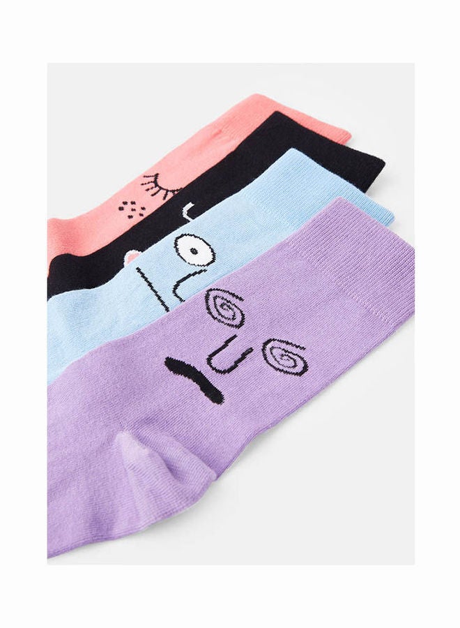 Kheyoot - Casual Cotton Socks Multicolour - Image 1