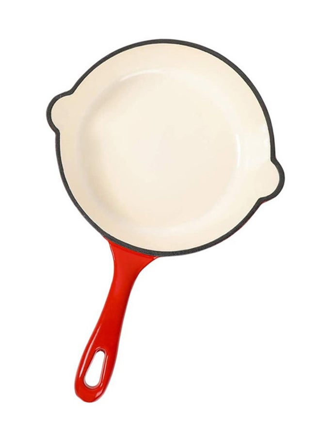 PROCILA Cast Iron Fry Pan Red/White 25.5cm - Image 2