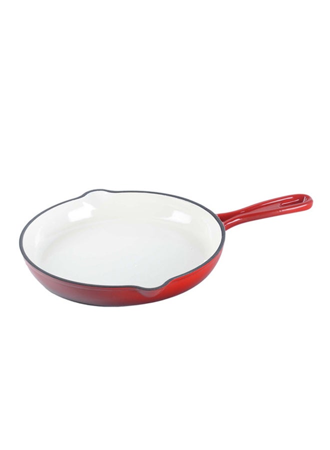 PROCILA Cast Iron Fry Pan Red/White 25.5cm - Image 4