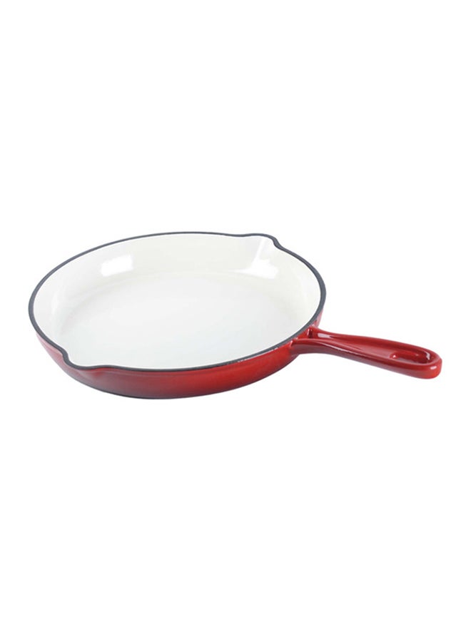 PROCILA Cast Iron Fry Pan Red/White 25.5cm - Image 5