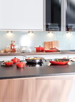 PROCILA Cast Iron Fry Pan Red/White 25.5cm  - Image 3