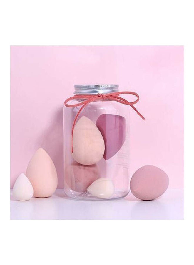 Generic Makeup Blender Beauty Sponge With Bottle Gift Set - 5 Pcs Multicolor - Image 1