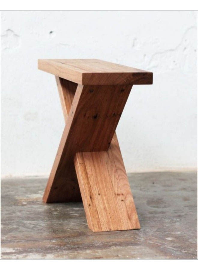Art Wood Elegant Corner Rectangle Table Brown 25x55x40cm 