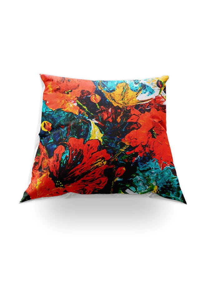 هوم تاون وسادة ديكور بطبعة فن تجريدي متعدد الألوان 45x45سم - Image 4