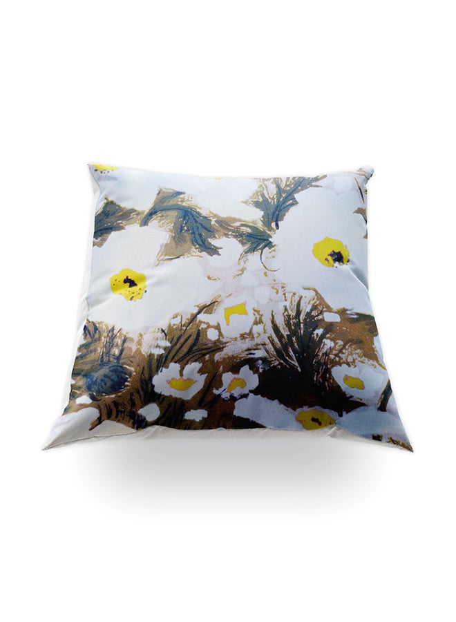 Floral Printed Decorative Cushion Multicolour 45x45cm - v1647945911/N46431857A_4