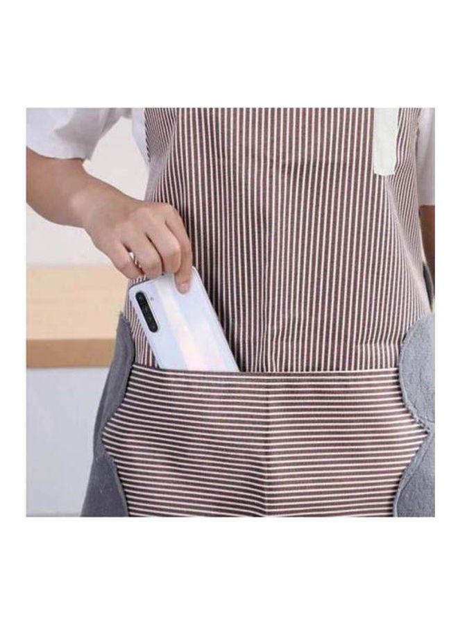 Generic - Waterproof And Anti-fouling Adjustable Apron Brown - Image 1
