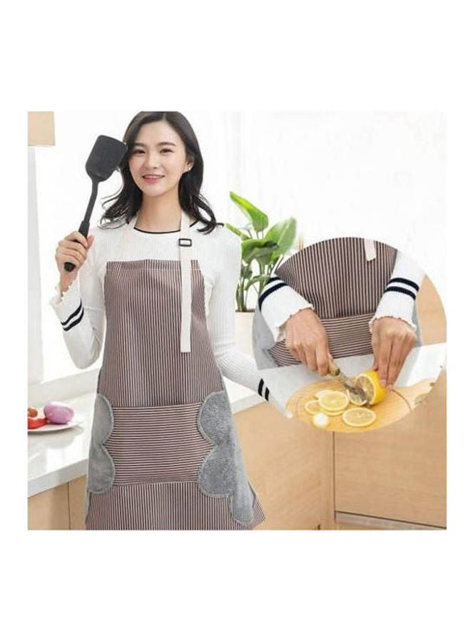 Generic - Waterproof And Anti-fouling Adjustable Apron Brown - Image 1
