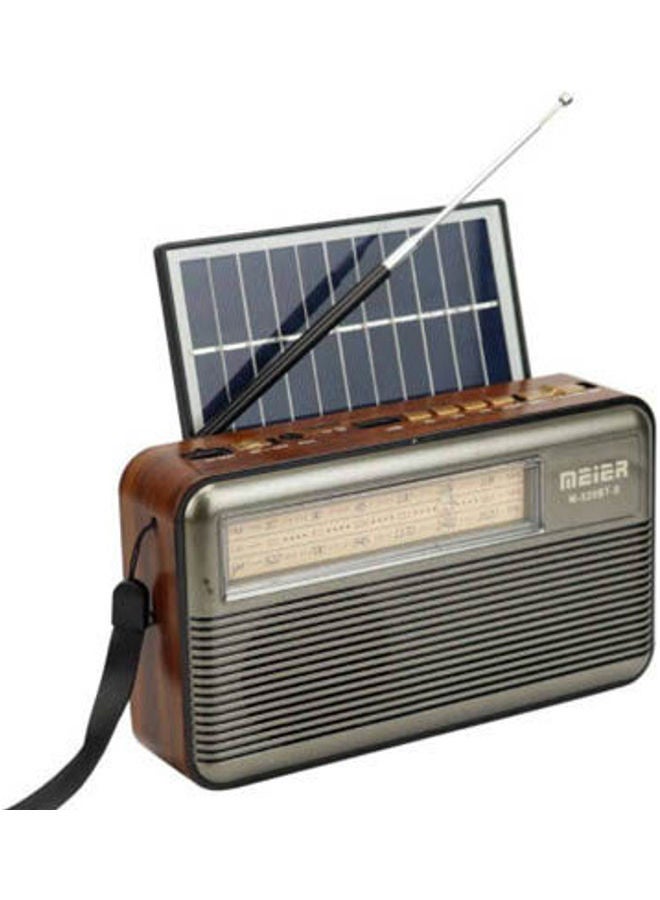 Meier Radio Meyer Solar Powered Bluetooth Speaker M-520-BT Black - Image 2