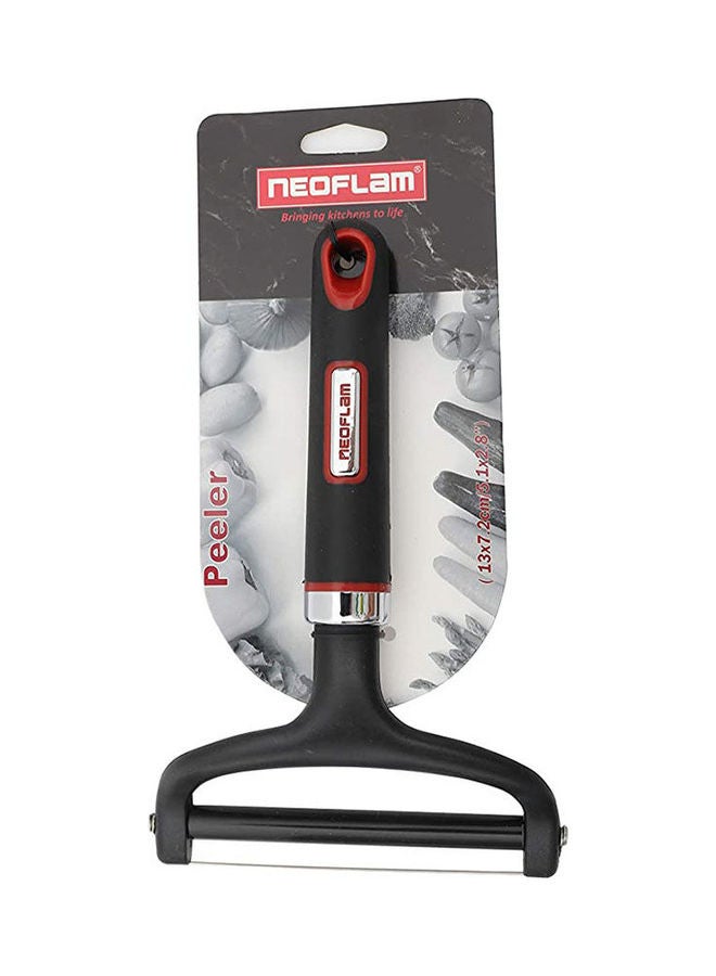 Neoflam Peeler Stainless Steel Head With Tpr Handle Black 13x7.2cmcm