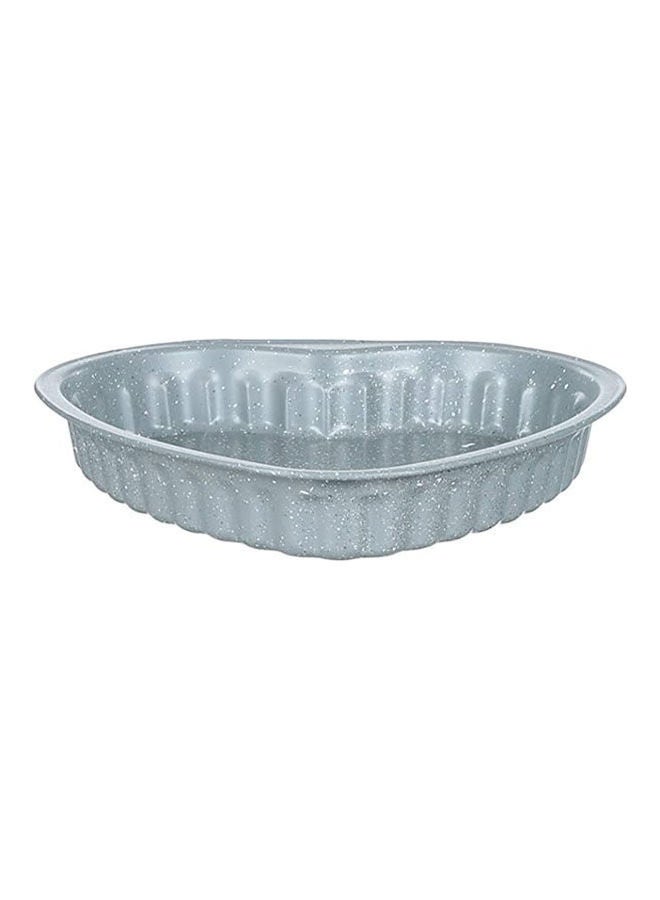 MARBLE Heart-Shaped Cake Mold Grey 27.5×26.5cm - Image 2