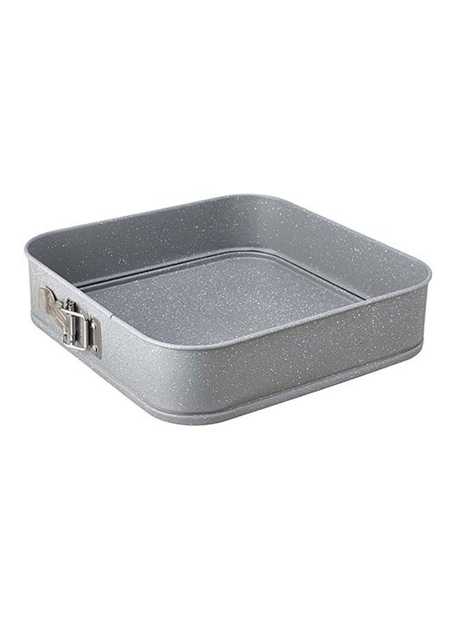 نيو فلام Squared Marble Springform Baking Mould, Grey 28 x 28cm  - Image 1