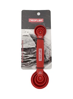 Measure Spoon Set Of 4 Red 16.5cm