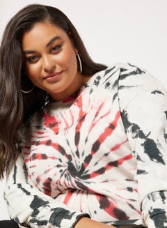 Sivvi x GenM Tie Dye Oversized Sweatshirt Multicolour  - Image 3