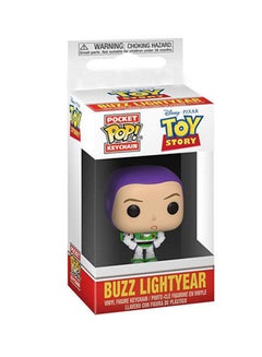 Funko Pop! Buzz Lightyear Figure  Toy Keychain Multicolour  - Image 1