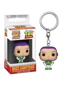 Funko Pop! Buzz Lightyear Figure  Toy Keychain Multicolour  - Image 2