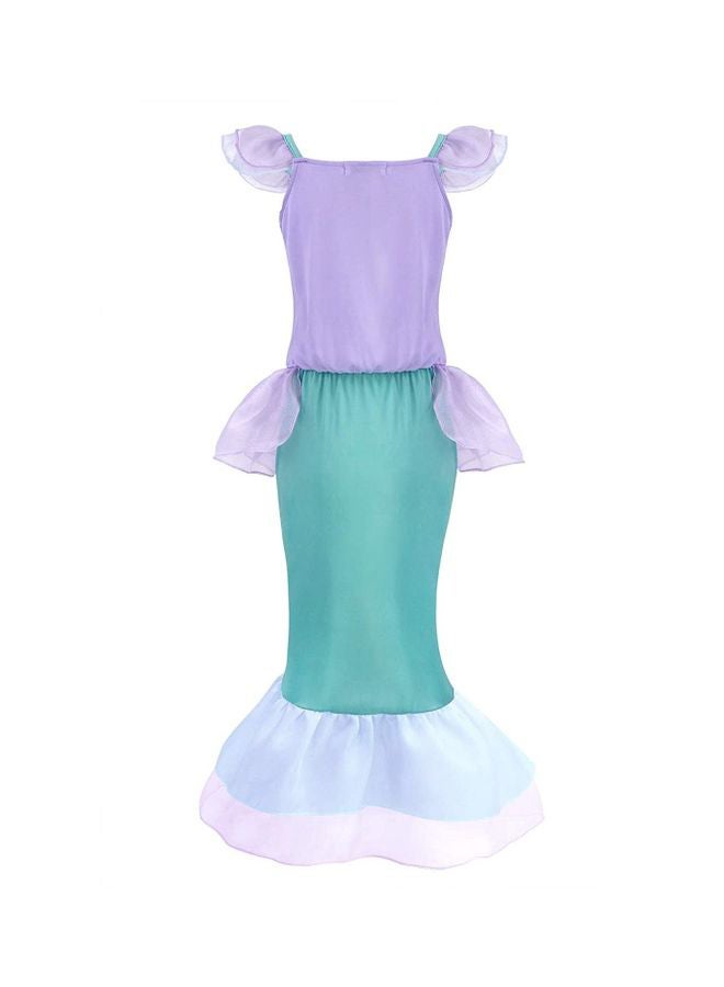 XiuWoo Princess Mermaid Costume With Accessories 110cm  - Image 3