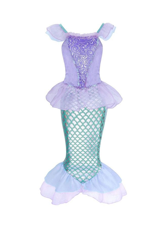 XiuWoo Princess Mermaid Costume With Accessories 110cm  - Image 2