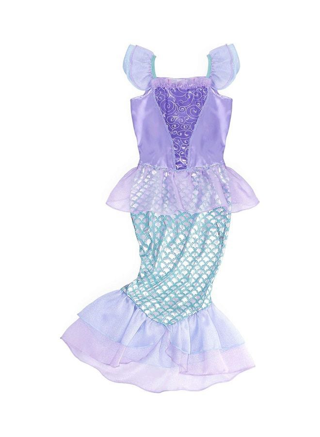 XiuWoo Princess Mermaid Costume With Accessories 110cm  - Image 4
