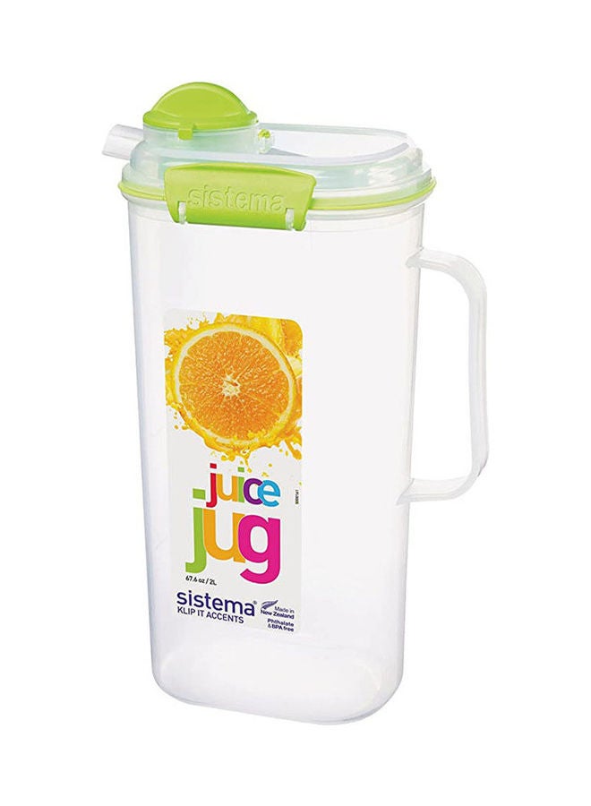 سيستيما إبريق عصير كليب إت أكسينتس أخضر 2لترات - Image 1