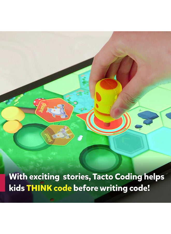 STEM Toys for Kids - Tacto Coding, Interactive Kit And App 24x17.3x5.1cm