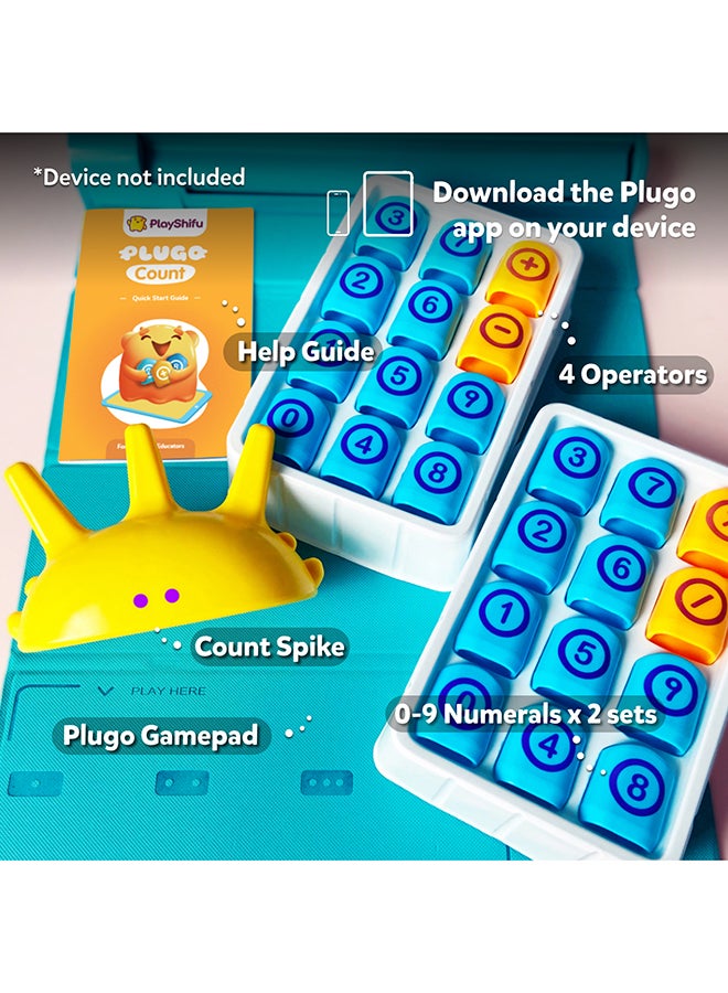 PlayShifu - STEM Toy Math Game - Plugo Count, Kit And App with 5 Interactive Math Games 33.5x15x13.5cm - Image 1