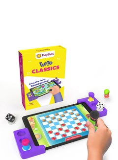 4 In 1 Tacto Classics By - Real Figurines, Digital Board Games, Ages 4 & Up 23.9x17.4x4.1cm