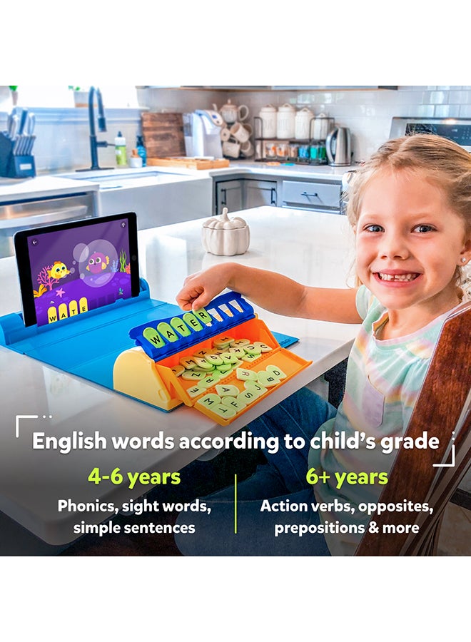 PlayShifu - Educational Word Game - Plugo Letters, Kit And App with 9 Learning Games 33.5x13.5x15cm - Image 1