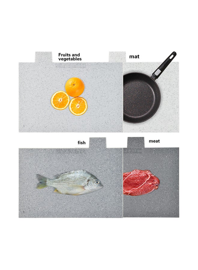 Fissman - 5-Piece Index Cutting Board Set Four Chopping Board And One Stand Multicolor 29x22.5cm - Image 1