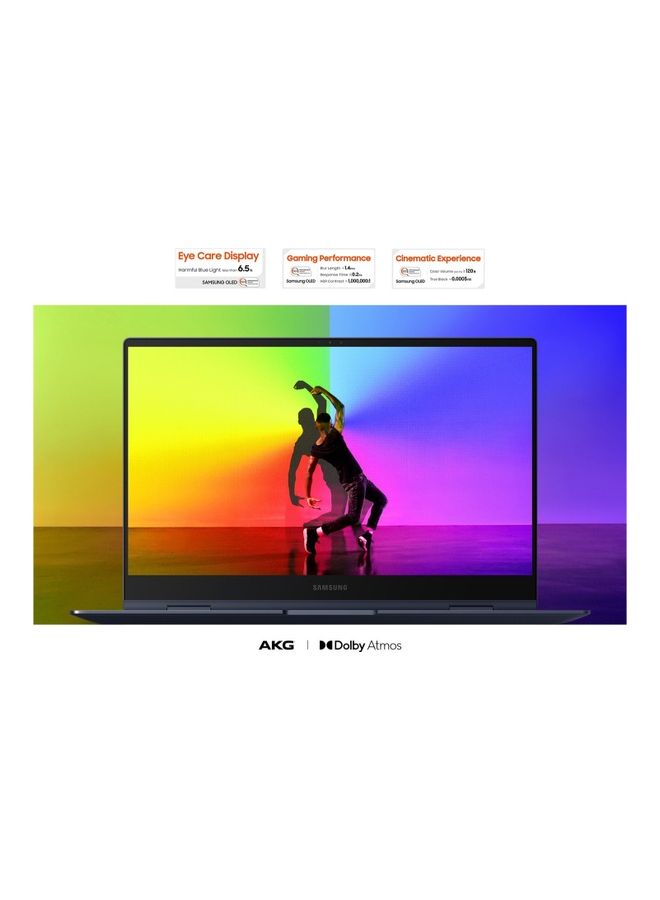 Samsung - Galaxy Book Pro 360 2-In-1 Convertible Laptop With 13.3-Inch Touchscreen Full HD Display, Core i7-1165G7 Processor/16GB RAM/512GB SSD/Intel Iris Xe Graphics/Windows 11 Home /International Version English Blue - Image 1
