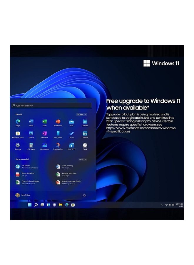 Samsung - Galaxy Book Pro 360 2-In-1 Convertible Laptop With 13.3-Inch Touchscreen Full HD Display, Core i7-1165G7 Processor/16GB RAM/512GB SSD/Intel Iris Xe Graphics/Windows 11 Home /International Version English Blue - Image 1