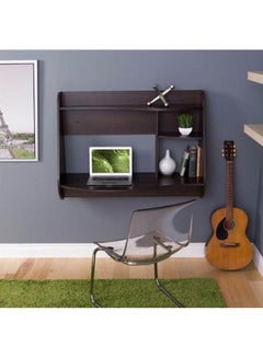 Art Wood Smart Hanging Desk Dark Brown 70x55x20cm 
