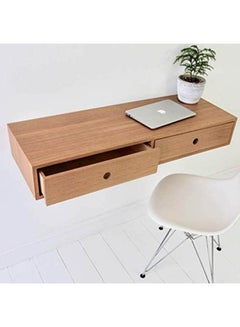Art Wood Smart Hanging Desk Beige 100x25x50cm 