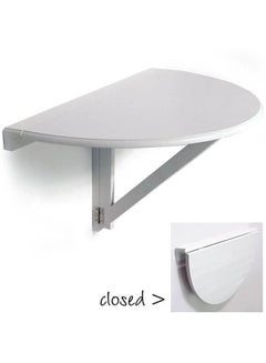 Art Wood Desk Or Smart Hanging Shelf White 85x25x50cm 