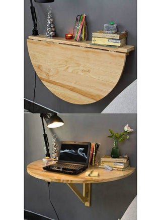 Desk Or Smart Hanging Shelf Beige 85x25x50cm
