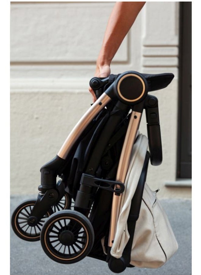 Matic Stroller 143 Baby Stroller  Dark Grey From 0 To 4 Years, Aluminium Frame, 5-Point Safety Harness, Super Compact Folding, Umbrella Stroller, Lightweight And Compact Stroller