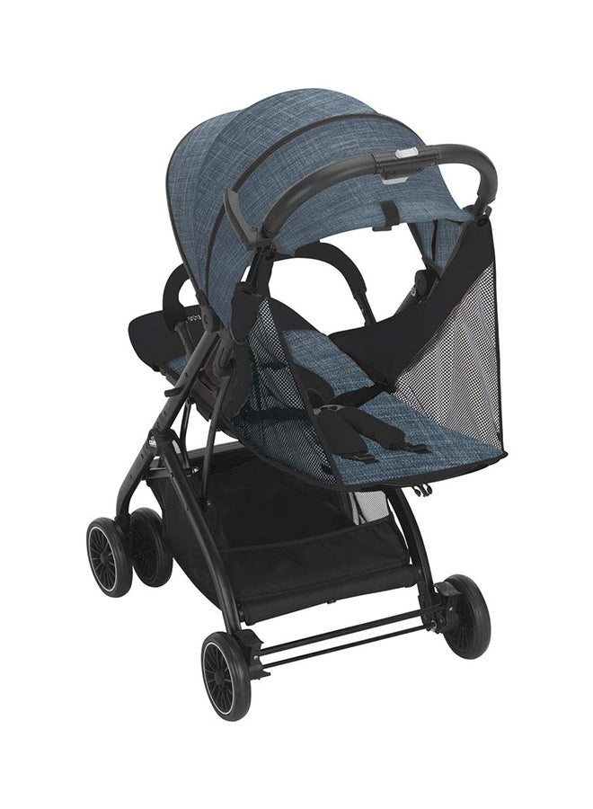 cam Single Stroller - Blue/Black  - Image 4