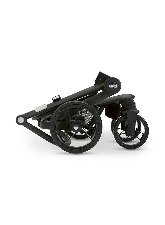 cam - Taski Sport Baby Travel System - Grey -  Super Compact And Lightweight Travel System, Very Spacious, From 0 To 4 Years Old, 22 Kg, Rocking Function, Made In Italy, Aluminium Frame - Image 1