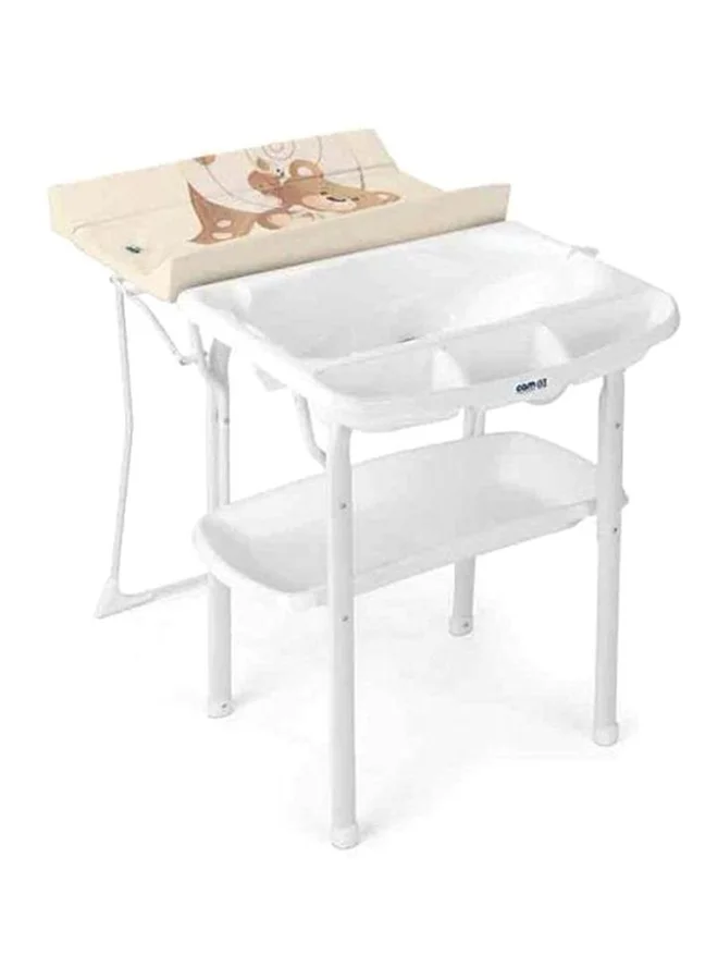 Cam Aqua Spa Changing Station Bath Tub With Stand And Changing Mat