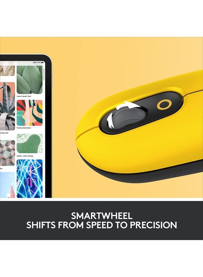 Logitech - POP Wireless Mouse with Emoji Button Function Blast Yellow - Image 1