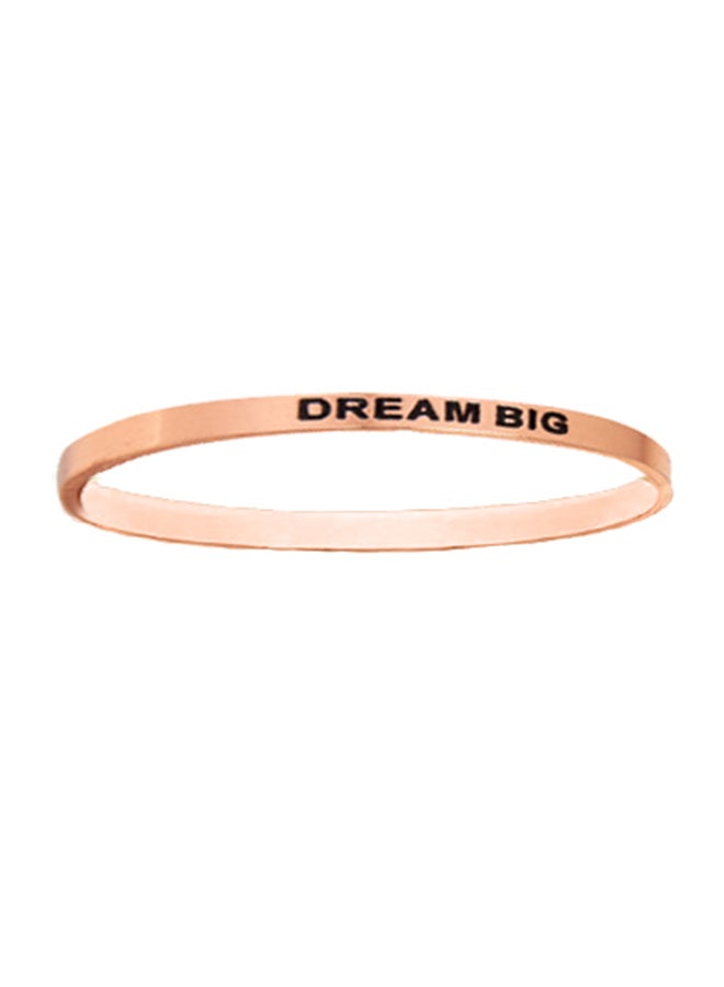 Pipa Bella - Gold Plated Dream Big Resolution 2021 Karma Bangle - Image 1