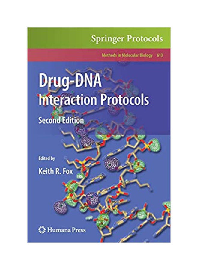 Drug-Dna Interaction Protocols Hardcover English by Fox - 2010 