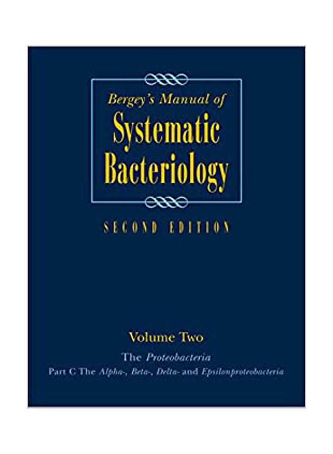 Bergey S Manual Of Systematic Bacteriology Vol  2 Part B The Gammaproteobacteria paperback english - 2005 