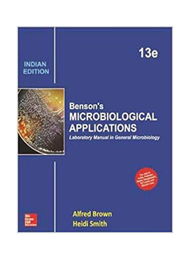 Bensons Microbiological Applications  Laboratory Manual In General Microbiology Paperback English by Brown - 2015 