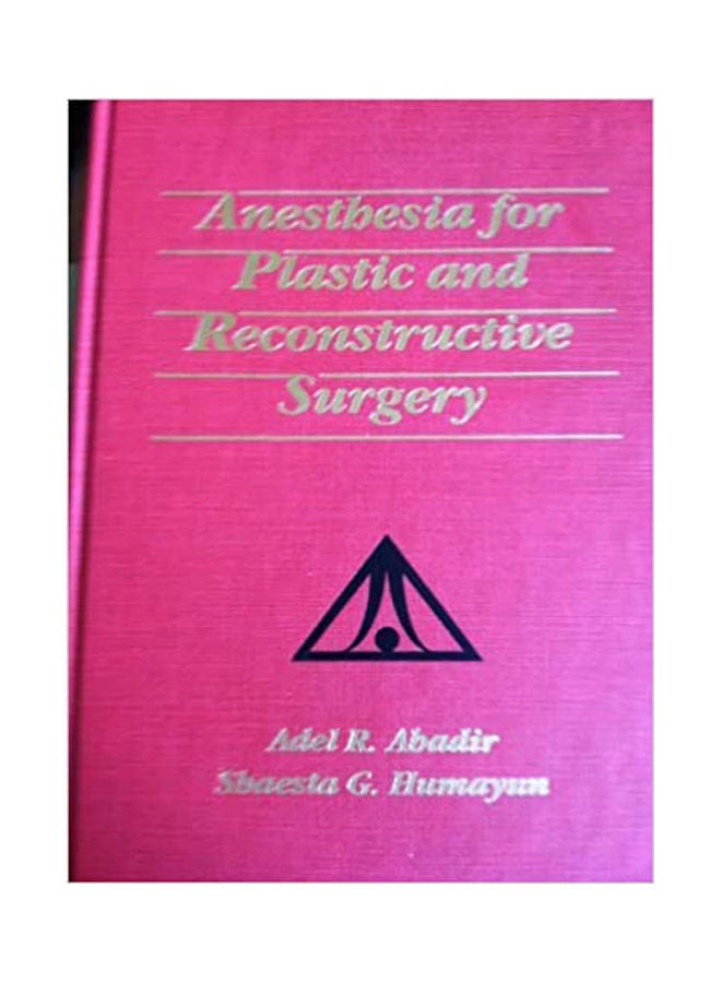 Anesthesia For Plastic And Reconstructive Surgery Paperback English by Abadir.Humayun - 1991 