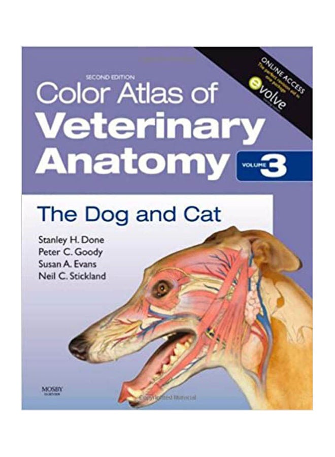 Color Atlas Of Veterinary Anatomy, Volume 3, The Dog And Cat Paperback English by Done/Goody - 38534 