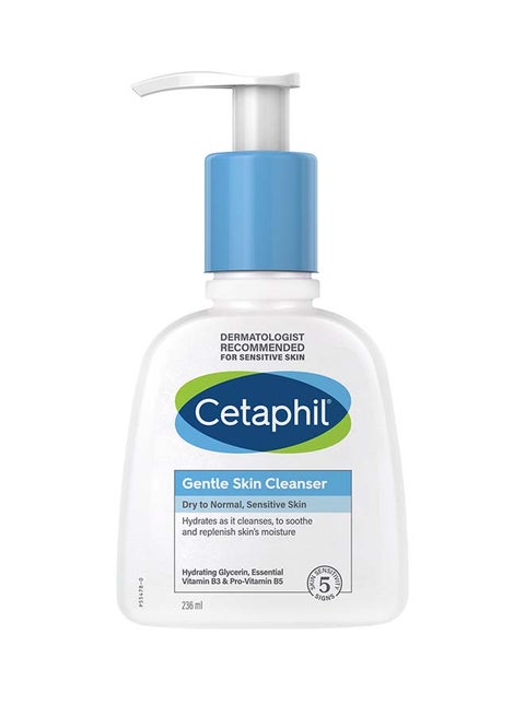Gentle Skin Cleanser, Face And Body Wash For Dry To Normal, Sensitive Skin, Unscented 236ml